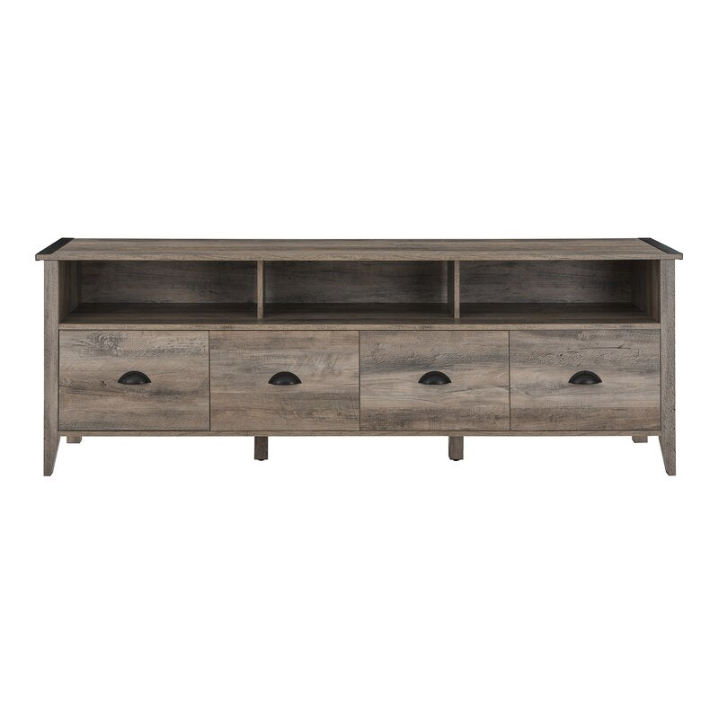 Hedy TV Stand for TVs up to 85" Furniture Gray Wash