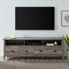 Hedy TV Stand for TVs up to 85" Furniture Gray Wash