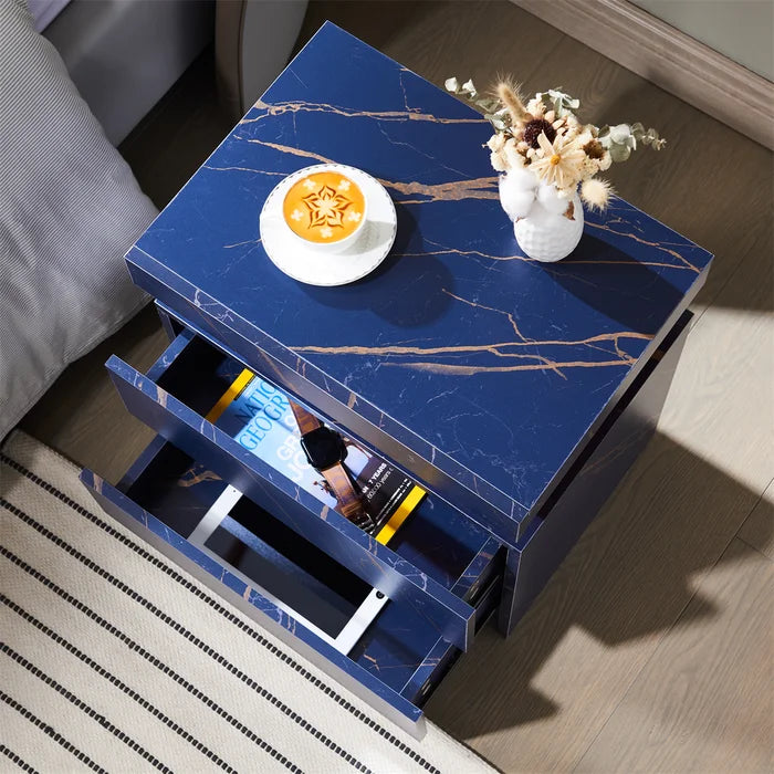 Blue Marble Heimdall 20.5'' Tall 2 - Drawer Nightstand with LED light