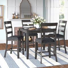 Heiss 4 - Person Counter Height Dining Set
