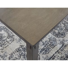 Heiss 4 Person Counter Height Dining Set Made from Solid and Engineered Wood