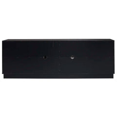 Caramel Black Heitzman Solid Wood TV Stand for TVs up to 85" Design