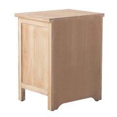 Natural Brown Hermanda 22.25'' Tall 2 - Drawer Nightstand in Natural Brown