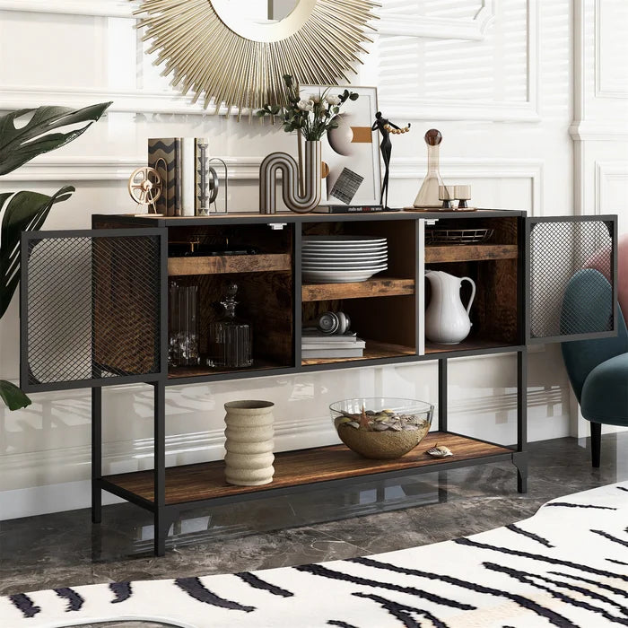 Iron buffet hot sale table