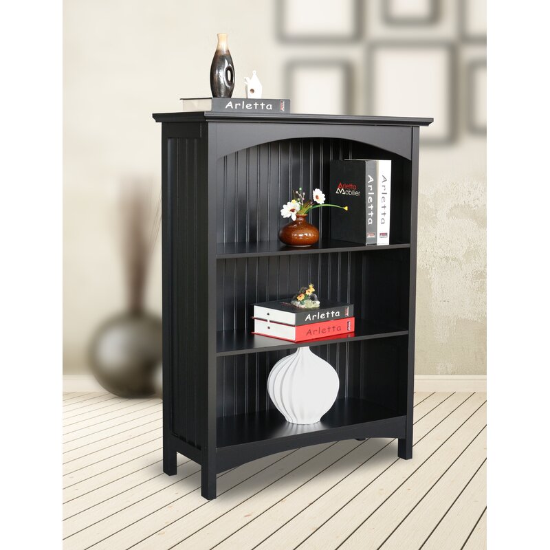 29.5'' W Standard Bookcase Swo Shelves That Provide the Perfect Place To Show Off your Favorite Novels, Framed Family Photos