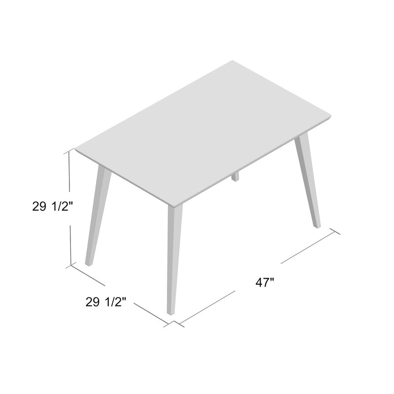 Hiers Eucalyptus Solid Wood Dining Table Crafted of Quality Solid Wood