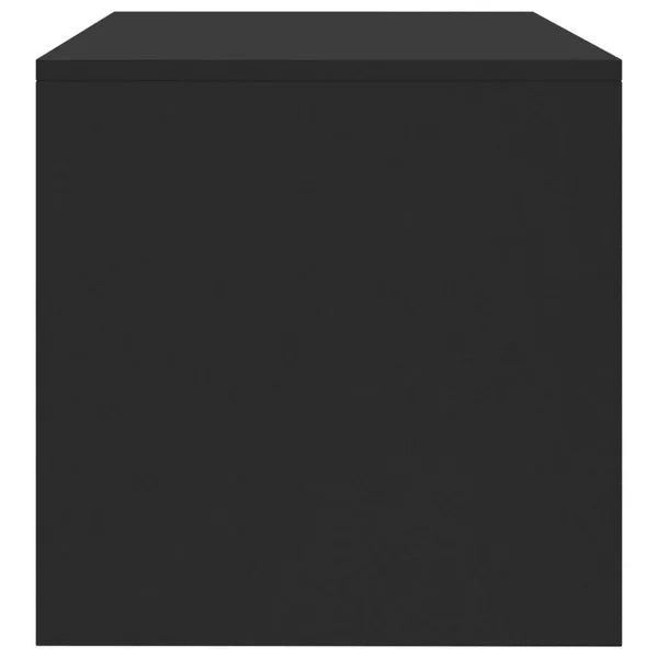Black Hilerio Solid Wood TV Stand for TVs up to 50" Classic-Style with Open Compartment
