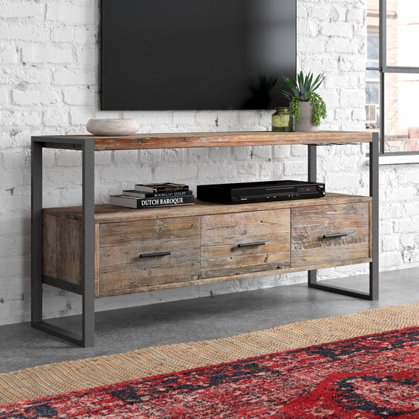 Hillary TV Stand for TVs up to 65" Modern Industrialism