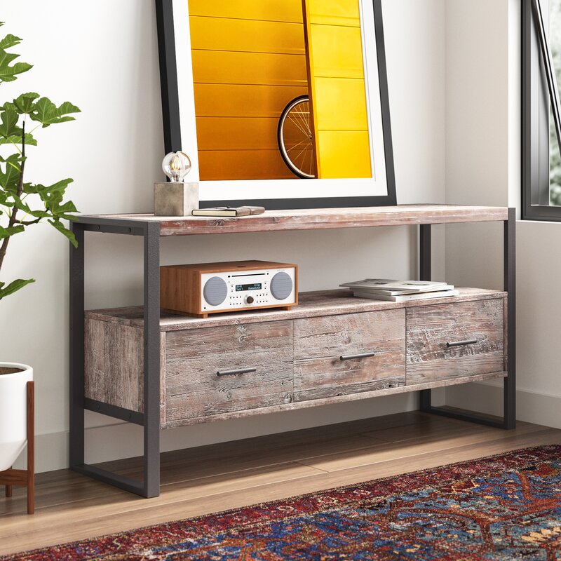 Hillary TV Stand for TVs up to 65" Clean Lines and Mixed Materials