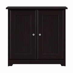 Espresso Oak 2 - Shelf Accent Cabinet Offers A Convenient Way To Keep Books, Personal Items, and Supplies Organized in Any Home Office or Living Space