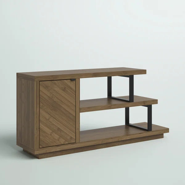 Brown Hinkson TV Stand for TVs up to 50" Cable Management
