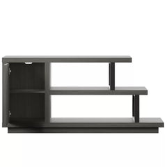 Light Gray Hinkson TV Stand for TVs up to 50" with Cable Management and Adjustable Shelves
