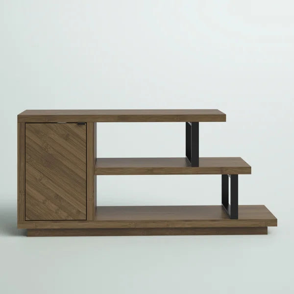 Brown Hinkson TV Stand for TVs up to 50" Cable Management