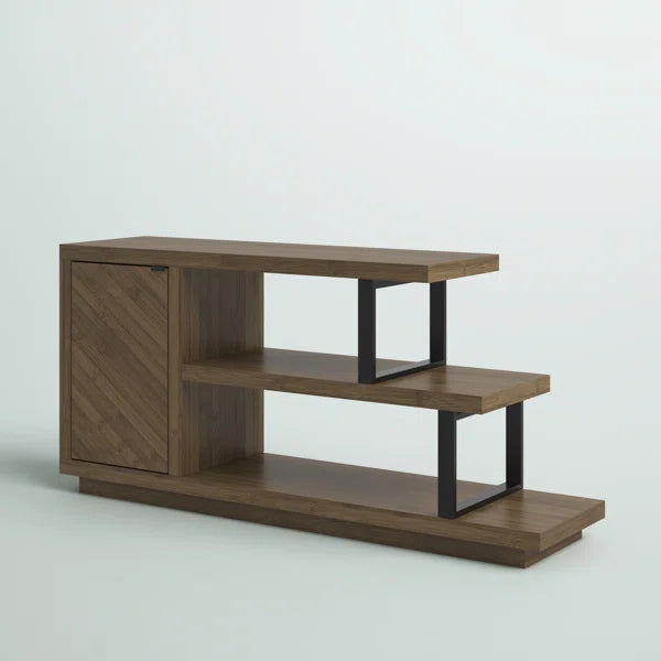 Brown Hinkson TV Stand for TVs up to 50" Cable Management