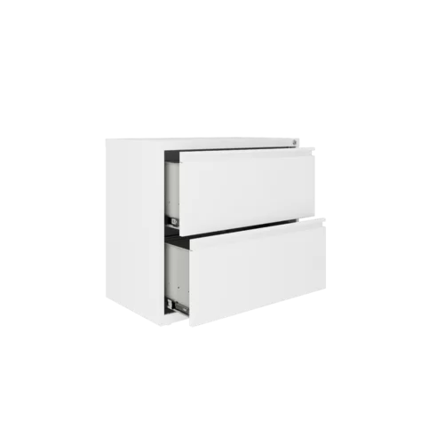 White Hirsh 30'' Wide 2 Drawer Steel Lateral Filing Cabinet Design