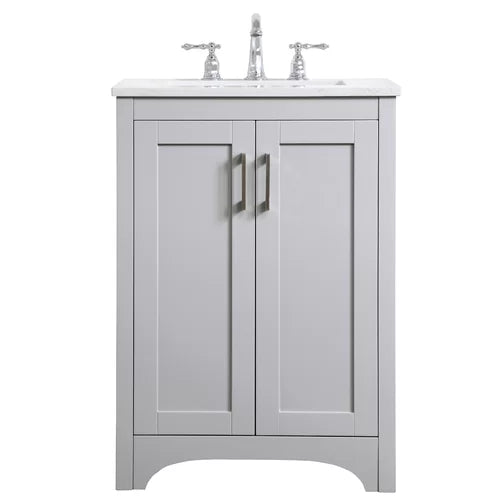 Hitchin 24" W x 19" D x 34" H Single Bathroom Vanity Set [ Fully Assembled ]
