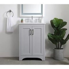 Hitchin 24" W x 19" D x 34" H Single Bathroom Vanity Set [ Fully Assembled ]