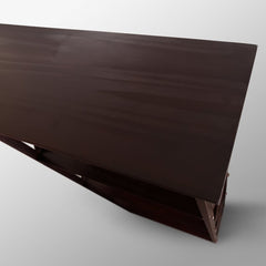 1 Espresso Hitz 63'' H x 29.5'' W Solid Wood Etagere Bookcase