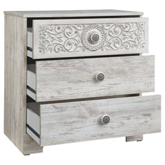 3 Drawer 27.5'' W Chest Perfect for A Restful Bedroom Medallion Drawer Pulls Give this Attractively Priced Chest A High-End Aesthetic
