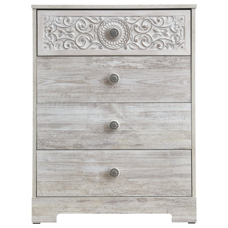 4 Drawer 26.73'' W Chest Coastal Chic or Cottage Quaint Style