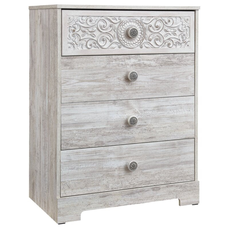 4 Drawer 26.73'' W Chest Coastal Chic or Cottage Quaint Style