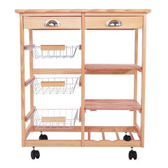 Horacia 26.38'' Wide Rolling Kitchen Cart Perfect Space Saving for your Kitchen or Dining Room