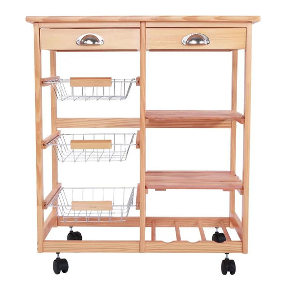 Horacia 26.38'' Wide Rolling Kitchen Cart Perfect Space Saving for your Kitchen or Dining Room