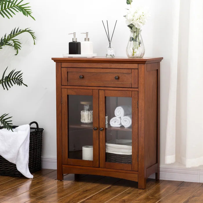 Hostetler 32 Tall 2 Door Accent Cabinet Features Several Storage Areas