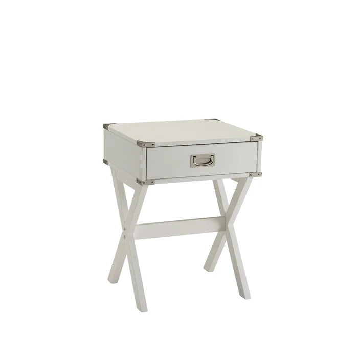 Houghtaling 24'' Tall 1 - Drawer Nightstand Campaign Style Perfect Organize