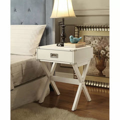Houghtaling 24'' Tall 1 - Drawer Nightstand Campaign Style Perfect Organize