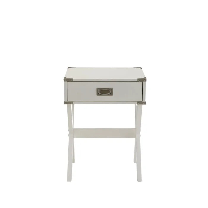 Houghtaling 24'' Tall 1 - Drawer Nightstand Campaign Style Perfect Organize
