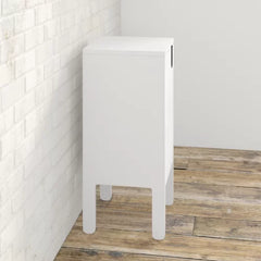 White Houghtaling 35.039'' Tall 1 - Door Square Accent Cabinet
