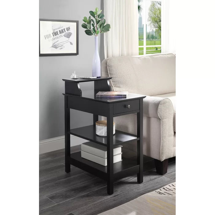 Hovea 28'' Tall End Table with Storage Bring Modern and Functionality to your Sofa Side