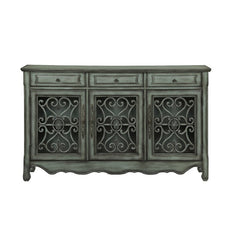 Hood Green Gray 60'' Wide 3 Drawer Sideboard Three Drawers that Can Be Used To Keep your Small Yet Necessary Items Like Cutlery