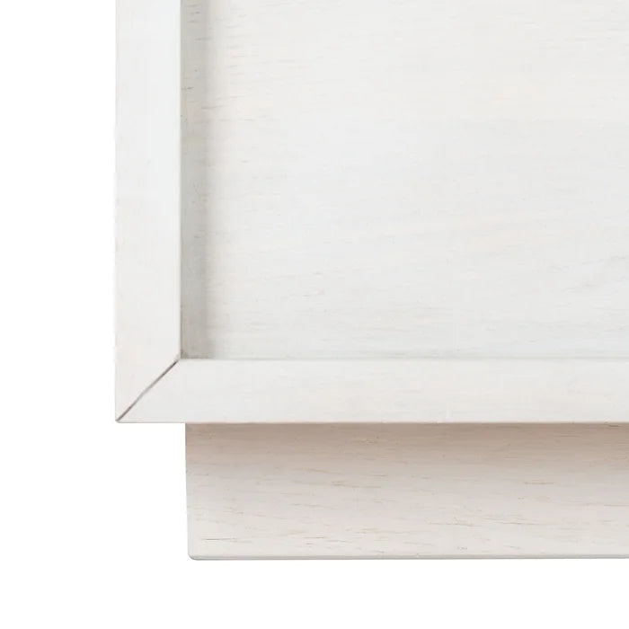 White Washed Hudson 21.7'' Tall 2 - Drawer Nightstand