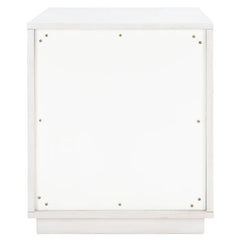 White Washed Hudson 21.7'' Tall 2 - Drawer Nightstand