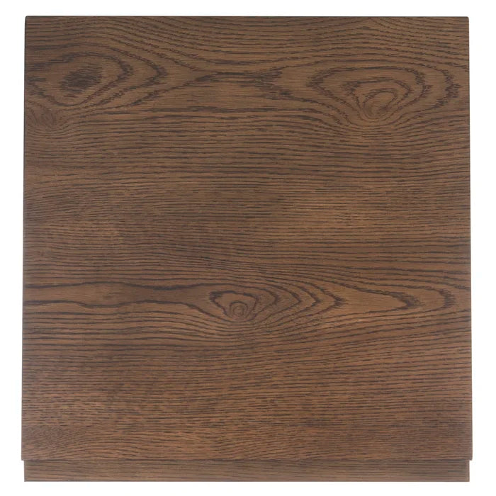Medium Oak Hudson 21.7'' Tall 2 - Drawer Nightstand