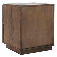 Medium Oak Hudson 21.7'' Tall 2 - Drawer Nightstand