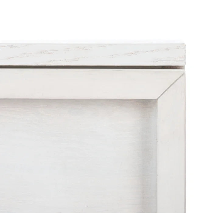 White Washed Hudson 21.7'' Tall 2 - Drawer Nightstand