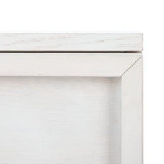 White Washed Hudson 21.7'' Tall 2 - Drawer Nightstand