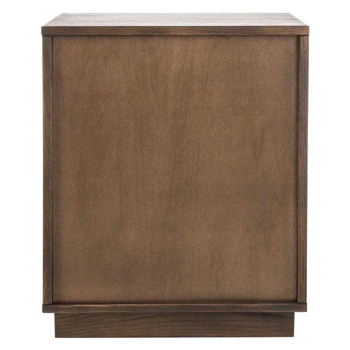 Medium Oak Hudson 21.7'' Tall 2 - Drawer Nightstand