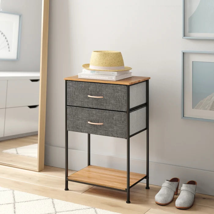 Hugo 2 Drawer 17.5'' W Chest Adds An Extra Storage Spot Perfect Organize