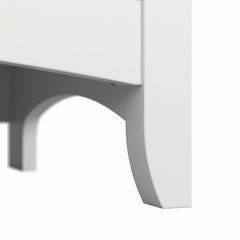 Pure White Huntland 63'' H x 32'' W Standard Bookcase Clean Lined Silhouette