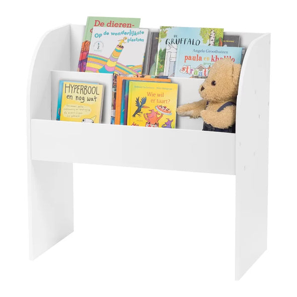 White 27.48'' H X 26.54'' W Chip Resistant Kids Book Display