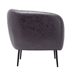1 - Black Polyester Barrel Chair Add A Glam Touch To Your Living Room, Bedroom, Or Guest Room With This Accent Chair