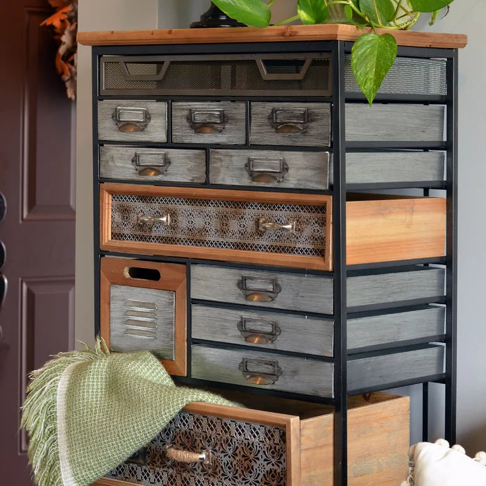 Ingertha 19 Drawer 23.2'' W Lingerie Chest Vintage Style Solid Wood