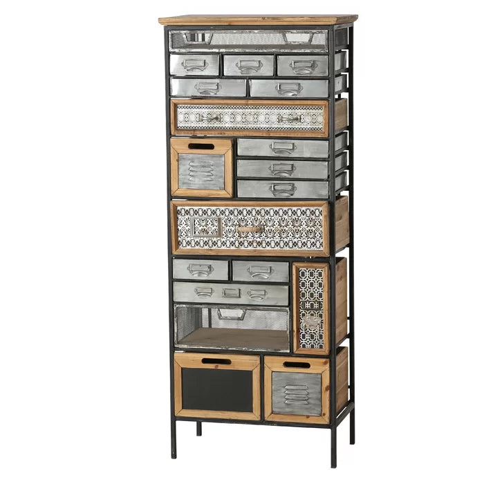Ingertha 19 Drawer 23.2'' W Lingerie Chest Vintage Style Solid Wood