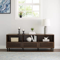 TV Stand for TVs up to 78" Perfect for Storing your Media with Cable Management