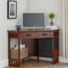 Desk Perfect for Laptops or to Hide Away Papers or a Desktop Keyboard Manufactured Solid Wood