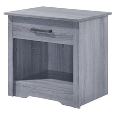 Gray Isik 23'' Tall 1 - Drawer Nightstand Perfect for Bedside